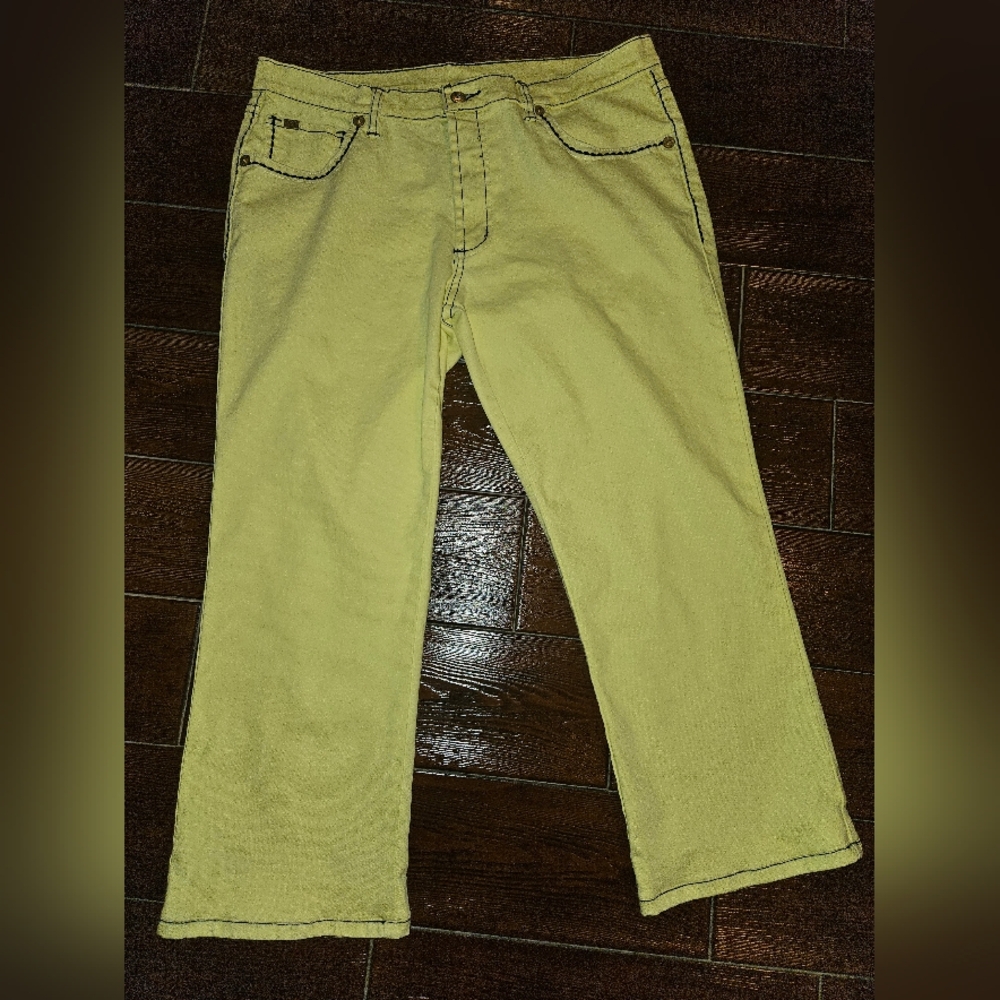 DG2 Ladies Yellow Pants with Black stitching